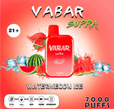 Vabar Supra Rechargeable Disposable - 7000 Puffs
