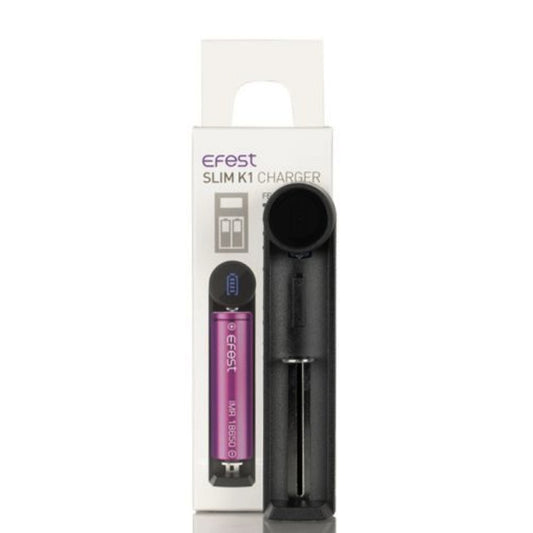 EFEST SLIM K1 SINGLE-SLOT BATTERY CHARGER