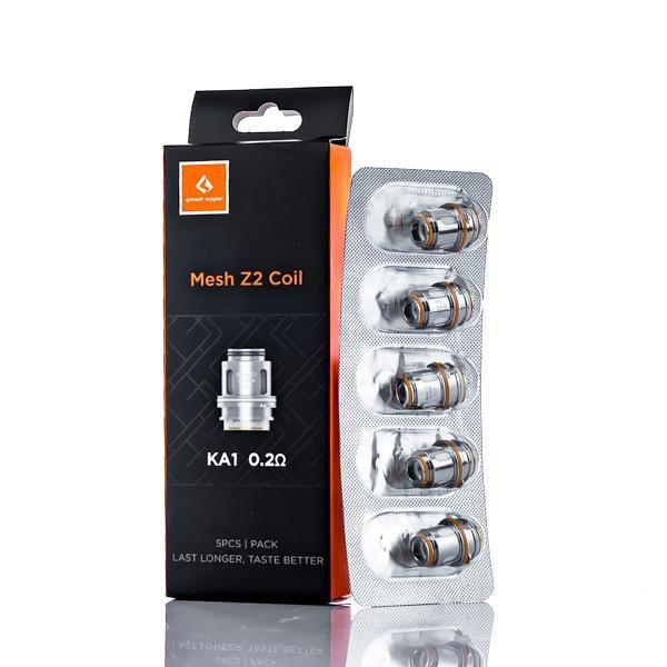 Genuine GeekVape Mesh Z coils for the Zeus Tank included in the Aegis Legend Zeus Edition Kit are the finest coils available for this tank.